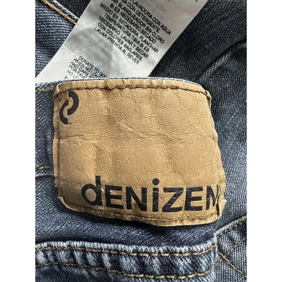 Denizen 236 Jeans Mens 34x30 Blue Regular Fit Straight Leg Denim YKK Zipper - Picture 7 of 14